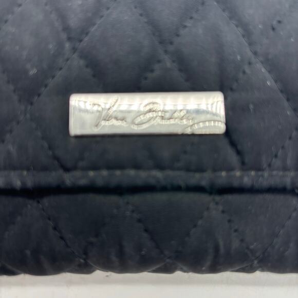 Vera Bradley black quilted wallet - Picture 2 of 6